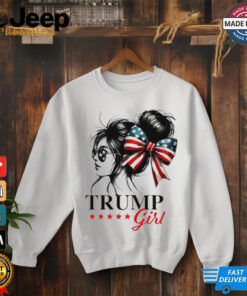 Trump Girl America coquette bow shirt