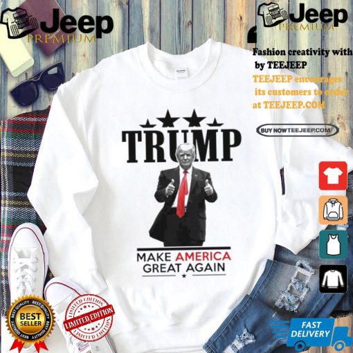 Trump Giving 2 Thumbs Up President Trump Rally T shirt