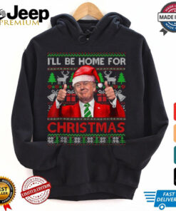 Trump I’ll Be Home For Christmas Santa Xmas Pajamas Christmas 2024 T Shirts