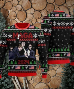 Trump Maga 2024 Ugly Christmas Sweater