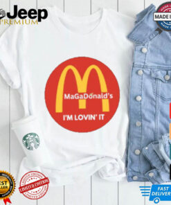 Trump Mcdonalds Shirt Funny Trendy MAGA Lovin’ It, men shirt