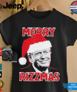 Trump Merry Rizzmas Christmas Rizz Xmas Trump Apparel T Shirt