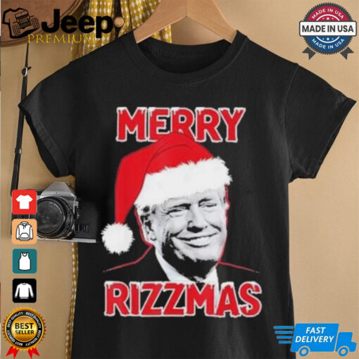 Trump Merry Rizzmas Christmas Rizz Xmas Trump Apparel T Shirt