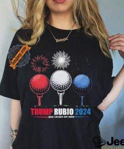 Trump Rubio 2024 Make Liberals Cry again T Shirt