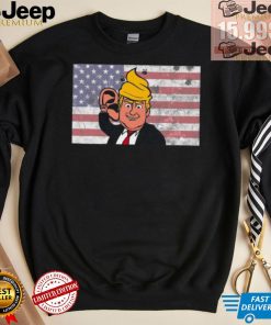 Trump Shooting 2024 USA Flag Meme shirt