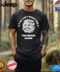 Trump Shooting Golf Club You Missed Again T Shirt