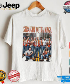 Trump Straight Outta MAGA Garbage 2024 shirt