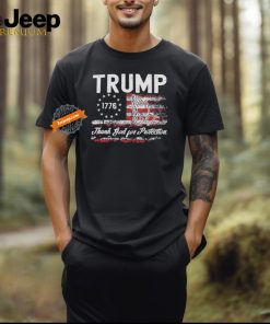 Trump Thank God For Protection President Donald Trump T Shirt