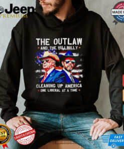 Trump Vance the outlaw and the hillbilly cleaning up America shirt