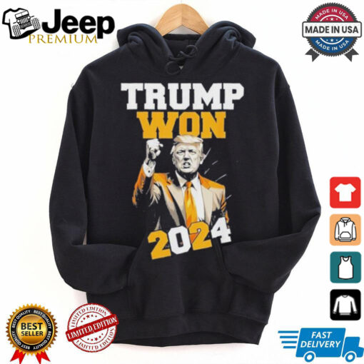 Trump Won 2024 Election Day After Election Winner President T shirt