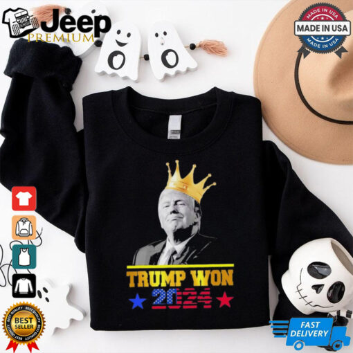 Trump Won 2024 President 47th Of White House Donald Trump 2024 Victory T Shirt