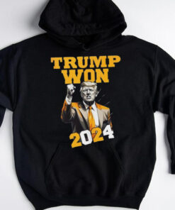 Trump Won Shirt, Trump T Shirt, 47th President Of The United States Trump Shirt