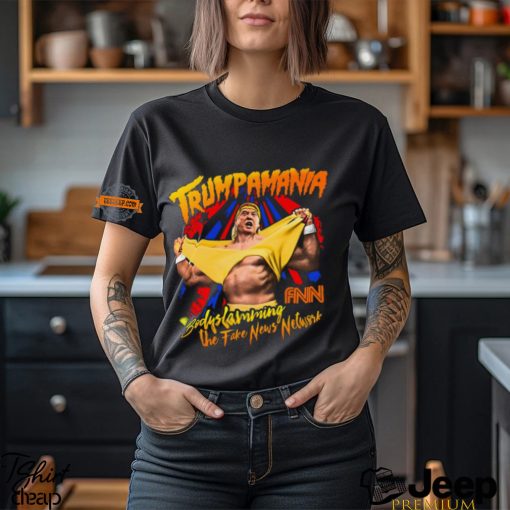 Trump Wrestling Meme Fake News Trumpamania Shirt