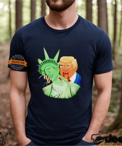 Trump blood sucker Statue of Liberty shirt