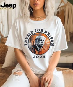 Trump in Prison Jail Political Satire on Women's Flowy Muscle Tank Top shirt