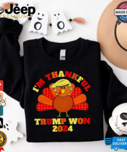 Trump turkey thankful for a leadership choice that inspires confidence shirt