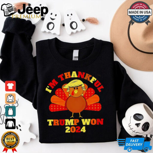 Trump turkey thankful for a leadership choice that inspires confidence shirt