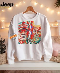 Trump vs Biden Lightning Art T Shirt