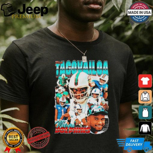 Tua Tagovailoa Miami Dolphins Football Graphic Signature 2024 Shirt