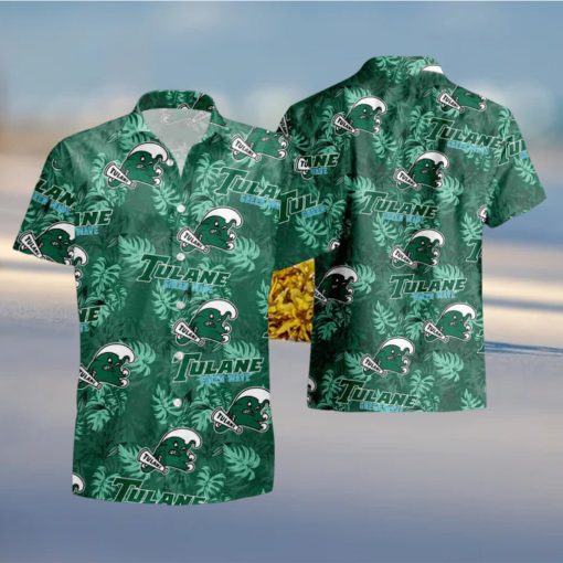 Tulane Green Wave Aloha Shirt Hawaiian Aloha Shirt