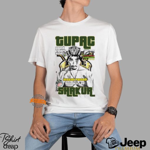 Tupac Shakur Grand Theft Auto Rapper Vintage Shirt