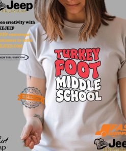 Turkey Foot Middle School Curved Text Shirt