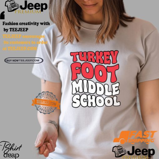 Turkey Foot Middle School Curved Text Shirt