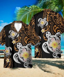 Turtle Plumeria Polynesian Hawaii Shirt 3D Printed Gift For Summer