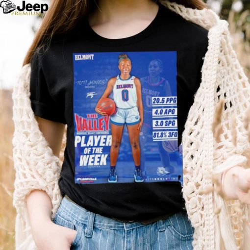 Tuti Jones The Valley player of the week shirt