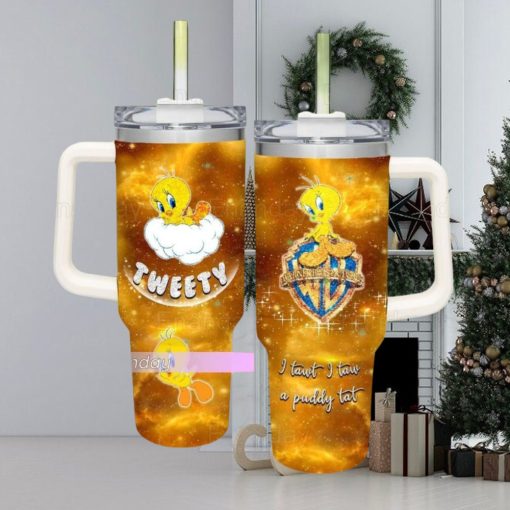 Tweety Tumbler 40oz, Tweety Bird Tumbler