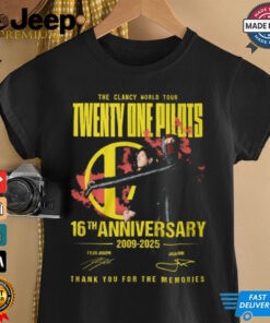 Twenty One Pilots 16th anniversary thank you for the memories T Shirt