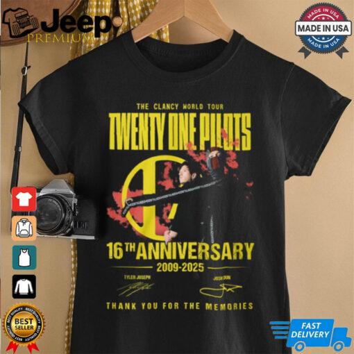 Twenty One Pilots 16th anniversary thank you for the memories T Shirt