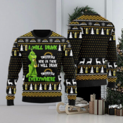 Twisted Tea Will Drink Everywhere Ugly Sweater