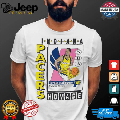 Tyrese Haliburton Indiana Pacers basketball skybox by Homage vintage shirt