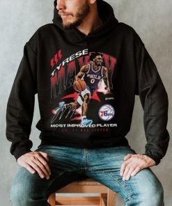 Tyrese Maxey Philadelphia 76ers 2024 NBA Most Improved Award Signature shirt