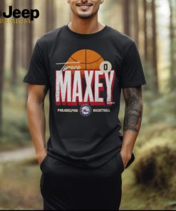 Tyrese Maxey Philadelphia 76ers Label T Shirt