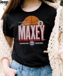 Tyrese Maxey Philadelphia 76ers Label WHT Shirt