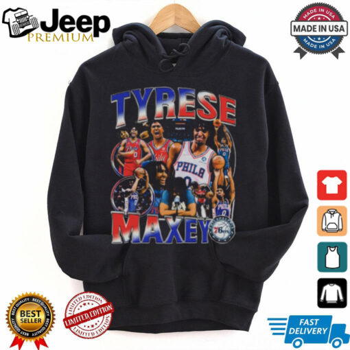 Tyrese Maxey Vintage Bootleg T Shirt