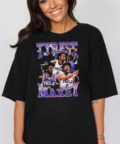 Tyrese maxey philadelphia 76ers vintage bootleg 90s shirt