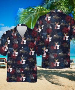 U.S Army Bell Oh 58 Kiowa Button Down Hawaiian Shirt Trend Summer