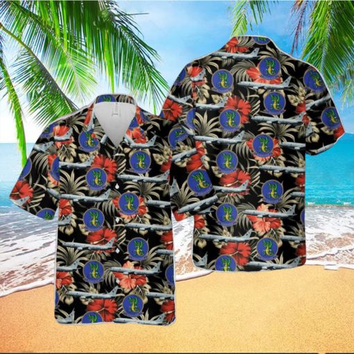 U.S Navy VP 4 Skinny Dragons P 8A Hawaiian Shirt