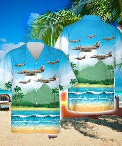 U.S Navy Va 146 A 4 Skyhawk Button Down Hawaiian Shirt Trend Summer