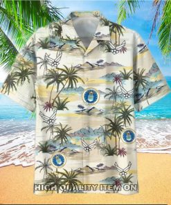 U.S. Air Force Veterans Button Down Unisex Hawaiian Shirt