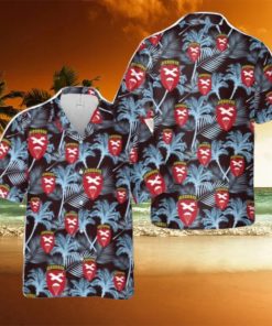 U.S. Army Airborne Command Shoulder Sleeve Insignia (from 1943 1959) Aloha Hawaiian Shirt US Army Beach Shirt Gift