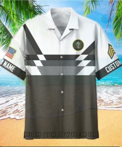 U.S. Army Custom Name And Rank Trending Hawaiian Shirt