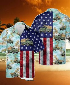 U.S. Army M35A2 Deuce and a Half Aloha Hawaiian Shirt US Army Beach Shirt Gift