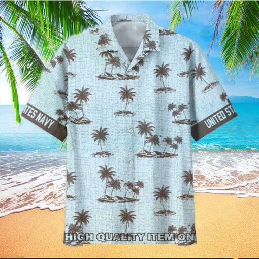 U.S. Navy Veterans Retro Island Hawaiian Shirt