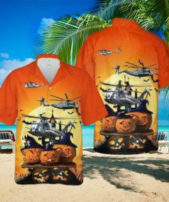 U.s. Marine Corps Sikorsky Ch 53e Super Stallion (s 65e80) Halloween Hawaiian Shirt