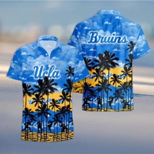 UCLA Bruins Palms Tree Hawaiian Shirt