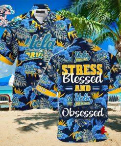 UCLA Bruins Summer Beach Hawaiian Shirt Stress Blessed Obsessed